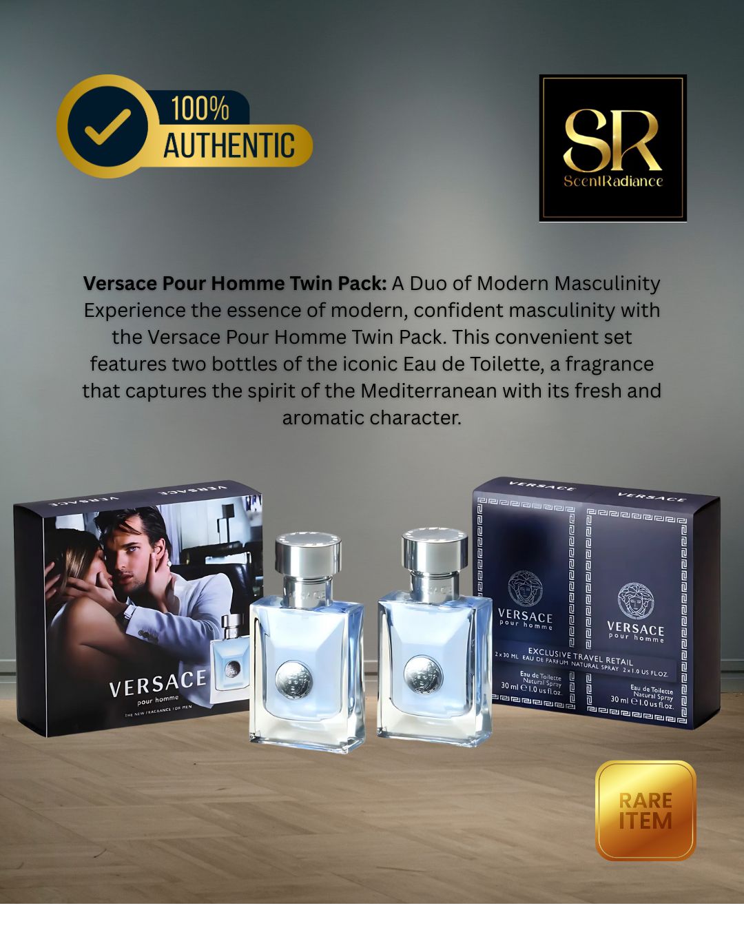 Versace Homme Twin Pack: A Duo of Signature Scents