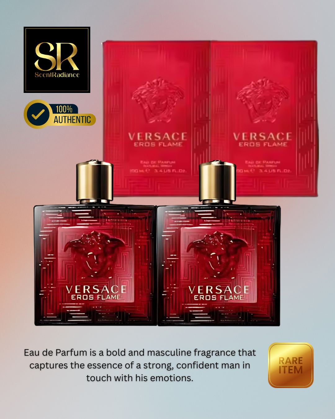 Versace Eros Flame Duty Free TR Exclusive Duo Pack (2x30ml)